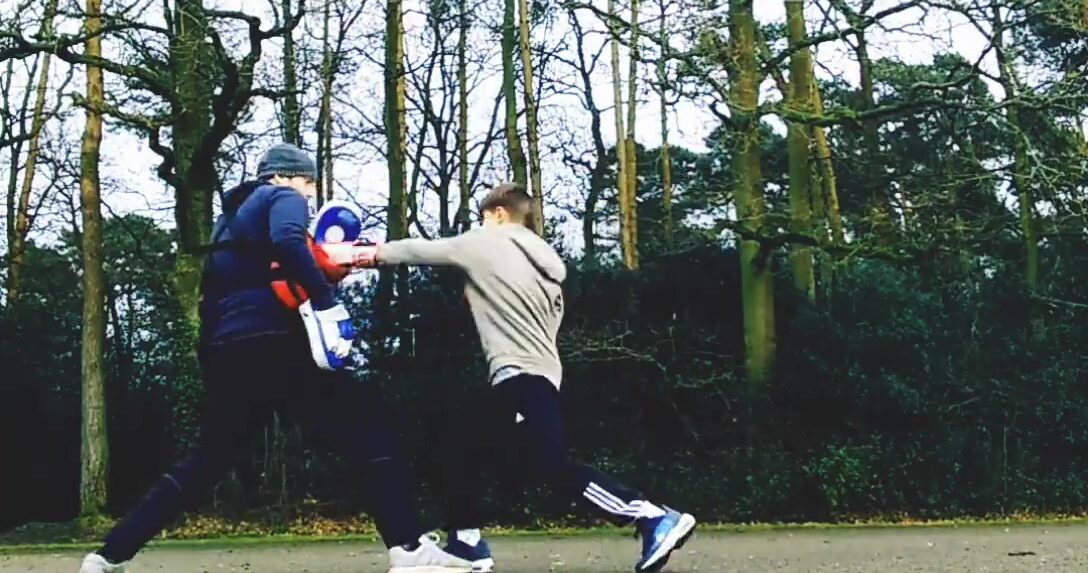 Kids' boxing in Marlborough, Wiltshire.